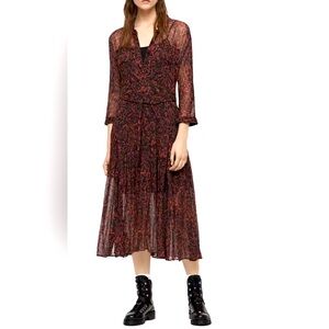 All Saints // Eley Rosey Floral Print Shirt Dress // US 8